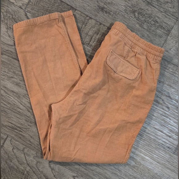 J. Crew Women's Tan Corduroy Pants with White Drawstring - Picture 5 of 5